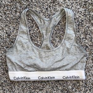 Calvin Klein Heather Gray Bra